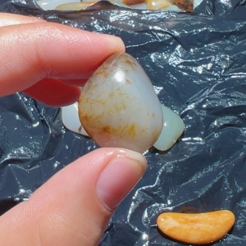 和田玉（糖玉）未镶嵌手链8克