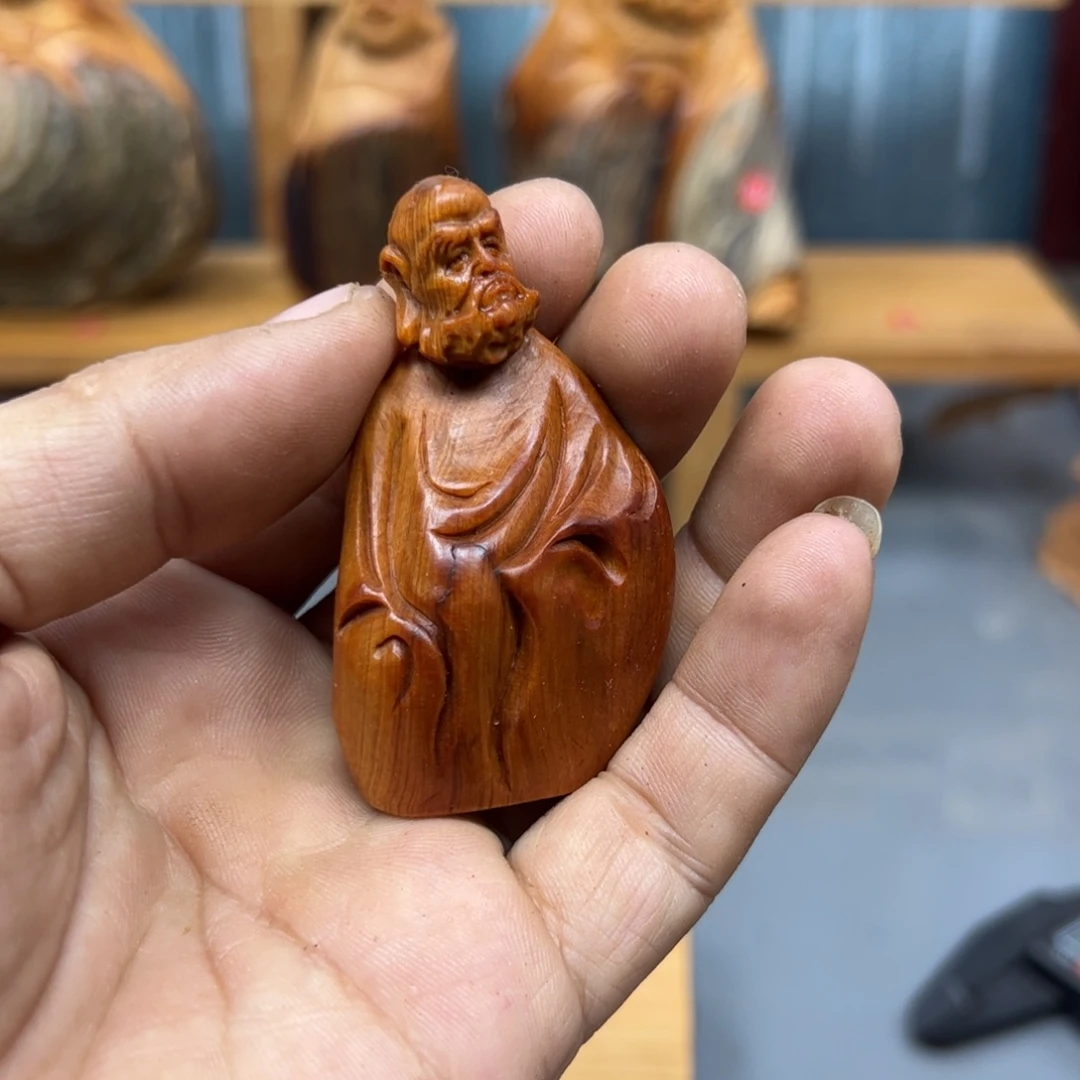 三***曼木崖柏木摆件手把件