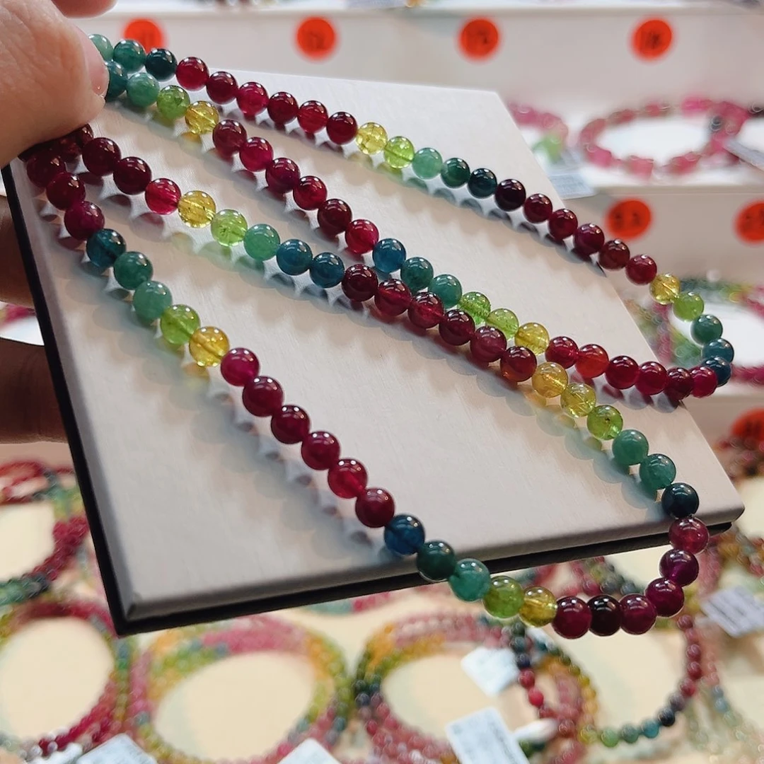 未镶嵌碧玺手链碧玺