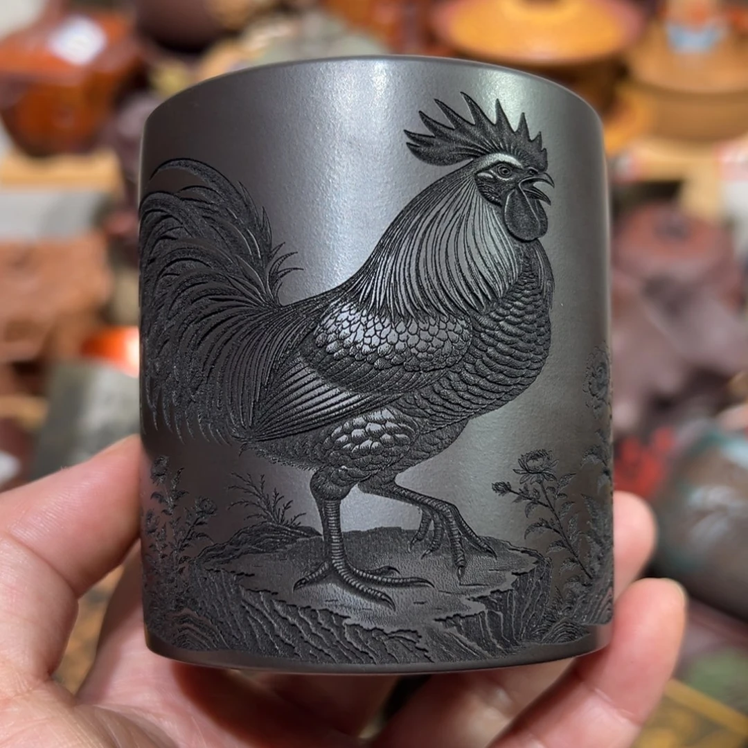 茶杯紫砂宜兴紫砂主人杯