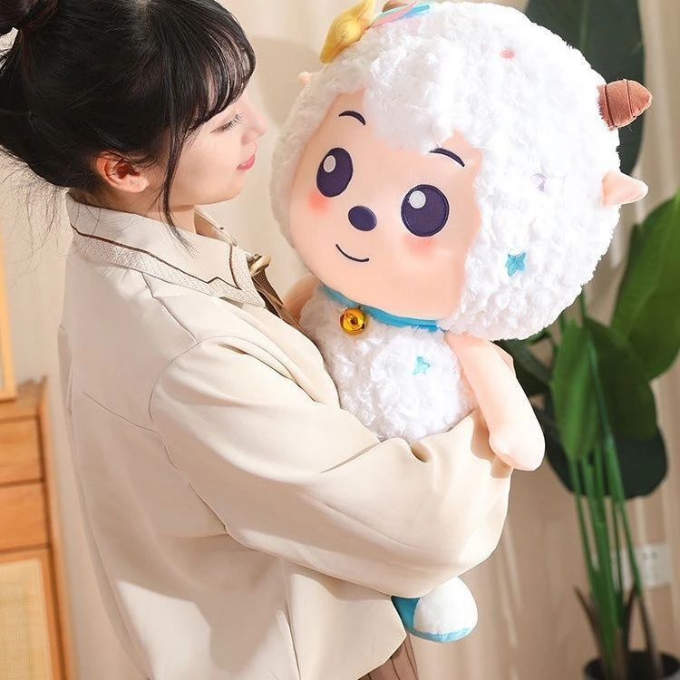 喜羊羊美羊羊系列公仔抱枕毛绒玩具懒洋洋女生玩偶布娃娃生日礼物