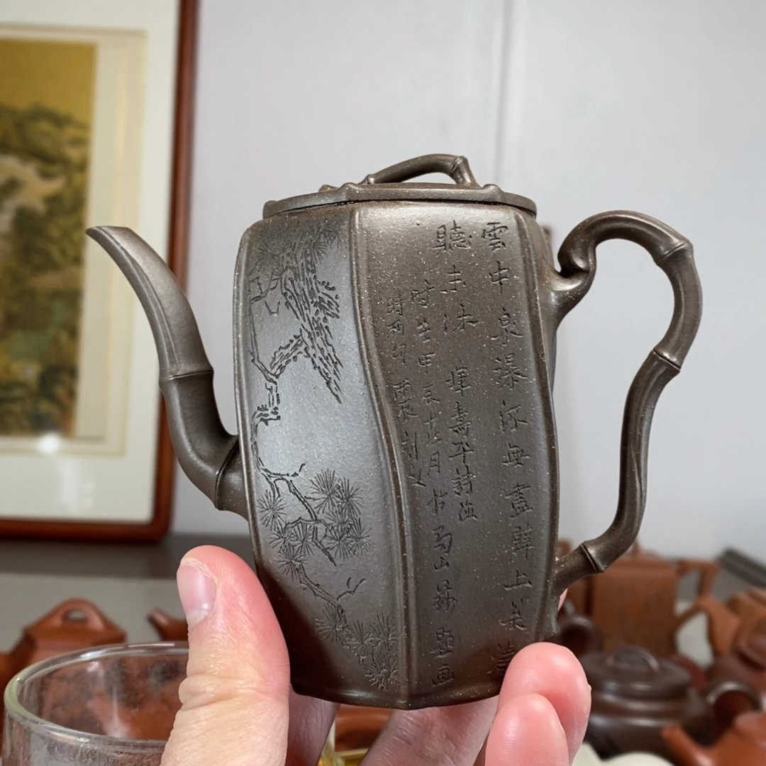 茶壶紫砂原矿泥料传统工艺制作