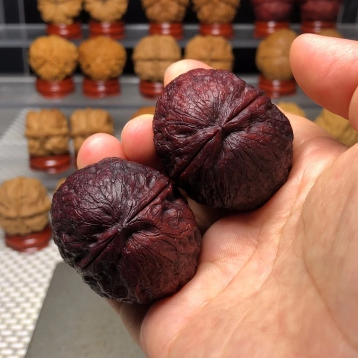 文玩核桃把件16云南铁核