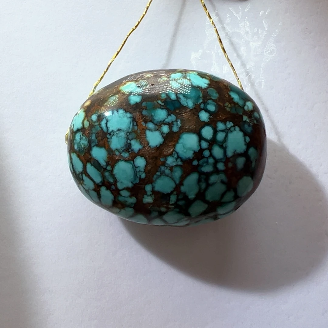 绿松石未镶嵌挂件