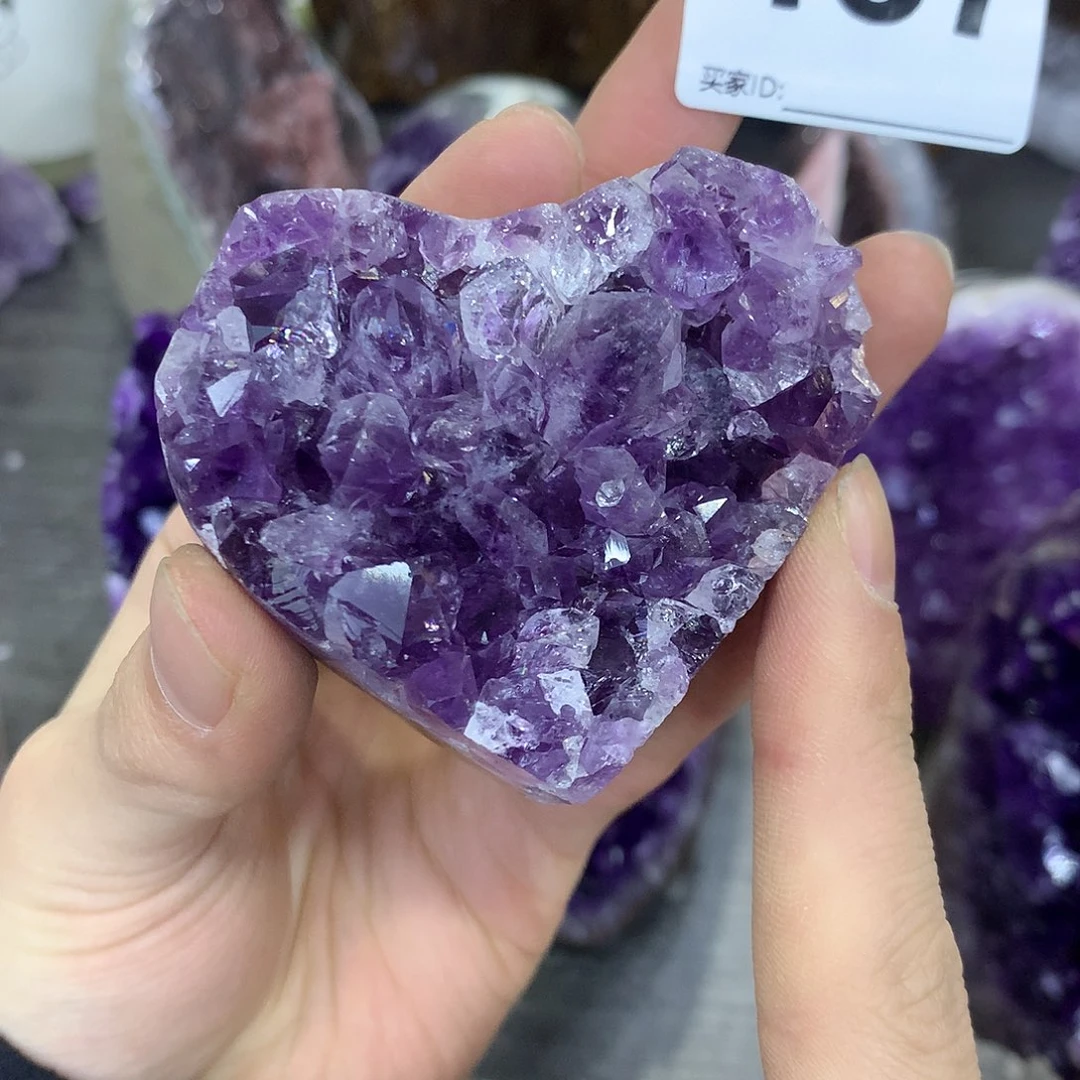 紫晶珠宝半成品未镶嵌457