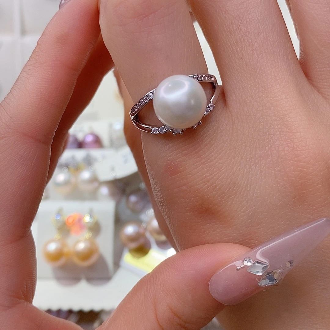 戒指未镶嵌淡水珍珠
