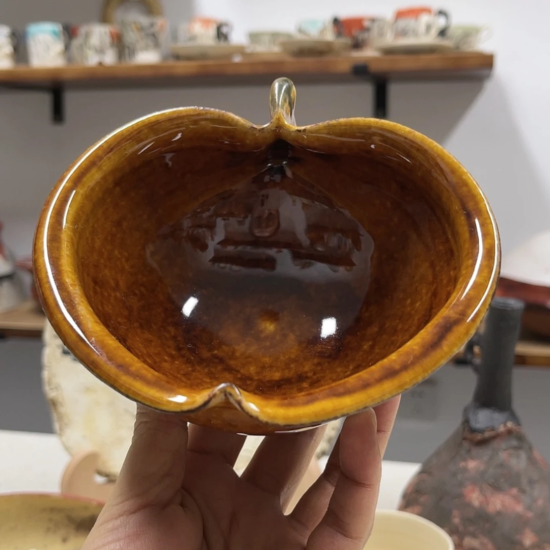 【闪购商品】瓷片苹果碗中号好看好看