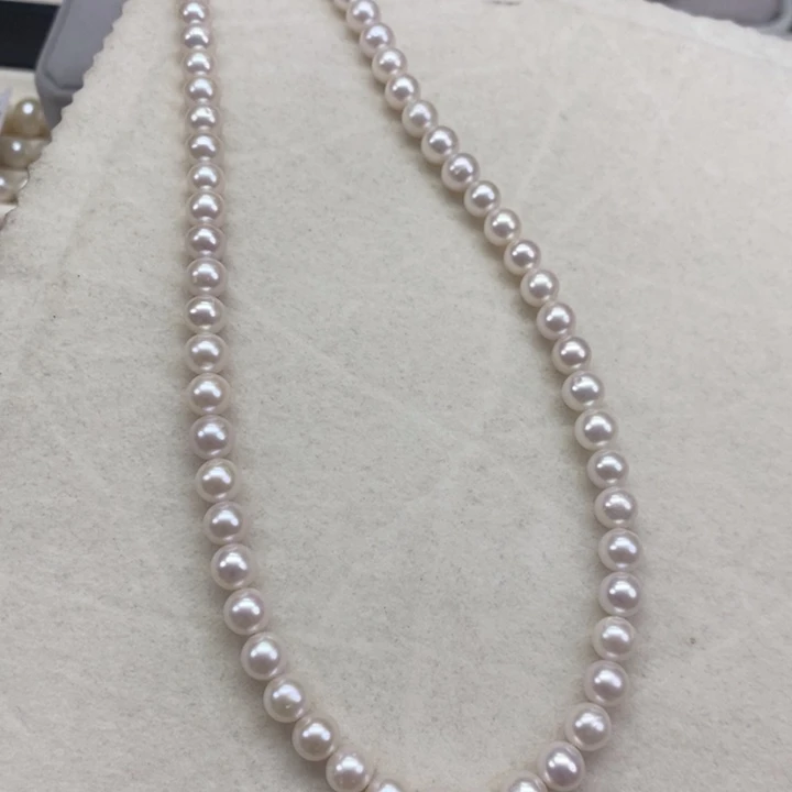颈饰淡水珍珠未镶嵌7/8曼塔粉