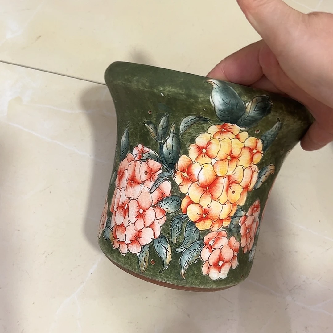 景德镇炫彩手绘口15高15