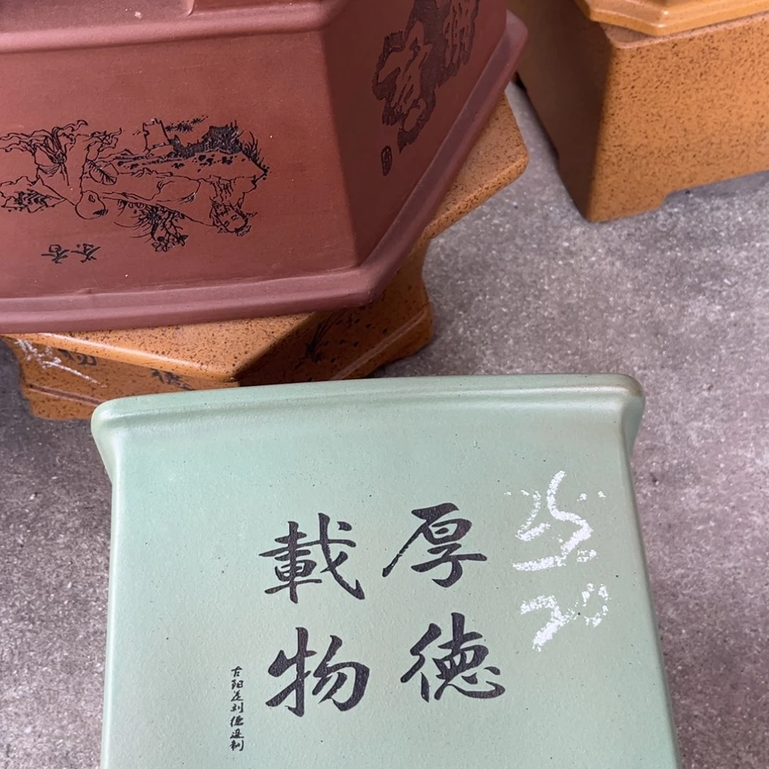 紫砂花盆盆景艺术