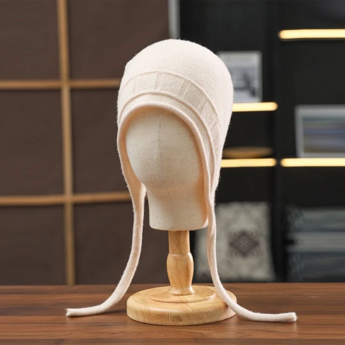 帽子卷边女冬季护耳帽时尚保暖