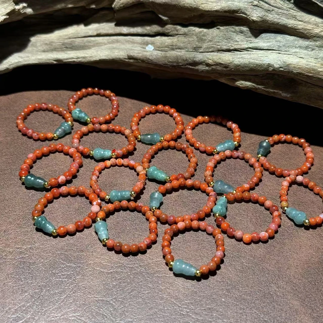 【与帅珠宝】翡翠南红diy戒指D021905-多样性发其一