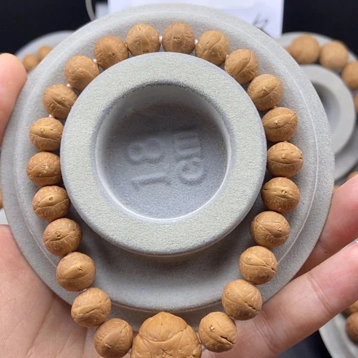 凤眼菩提手串10.5+素（包镶嵌）