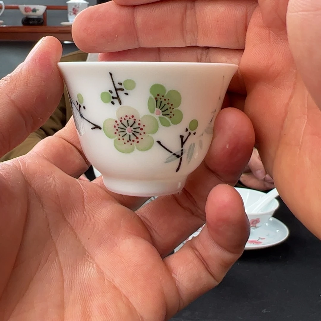 翠竹青梅撇口杯一级品