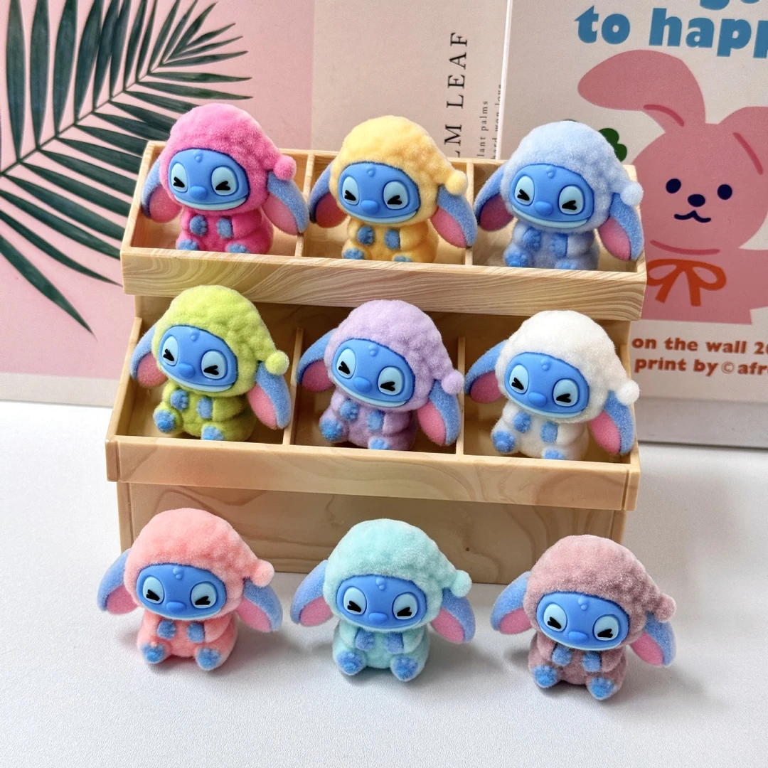 【双许愿+九宫格】植绒睡衣史迪奇史迪仔diy饰品挂件钥匙扣礼品摆件