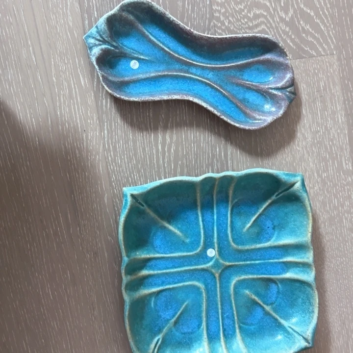 灰****藤原纯盘子两只1595/1667