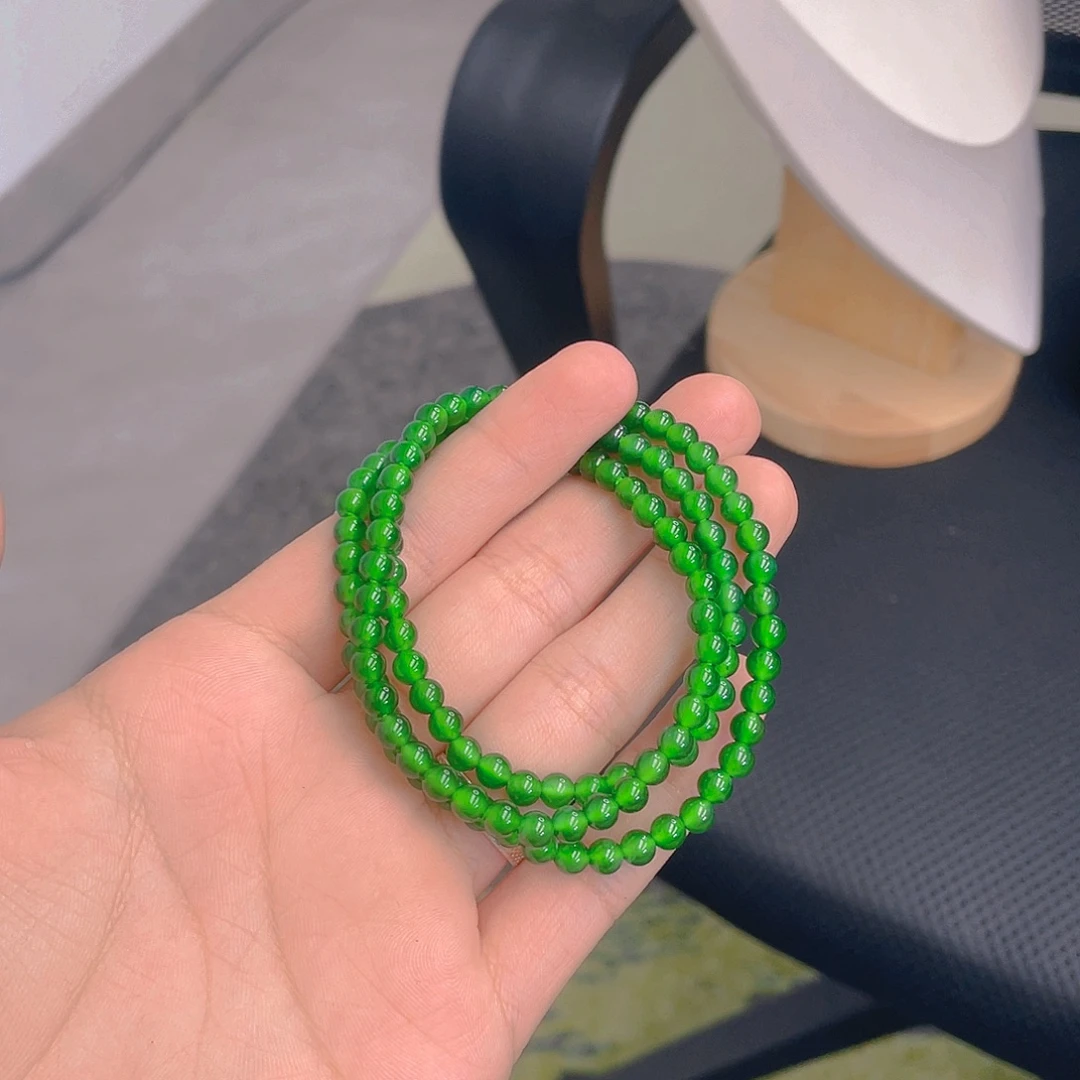 翡翠未镶嵌项链卡5