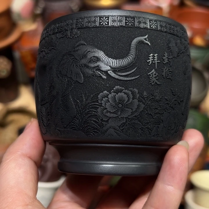 茶杯紫砂宜兴紫砂主人杯