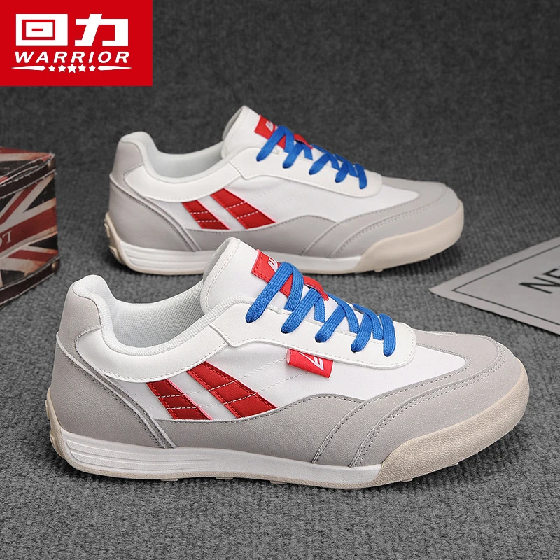 回力德训鞋男爆款2025新款休闲板鞋男士帆布鞋低帮百搭韩版小白鞋