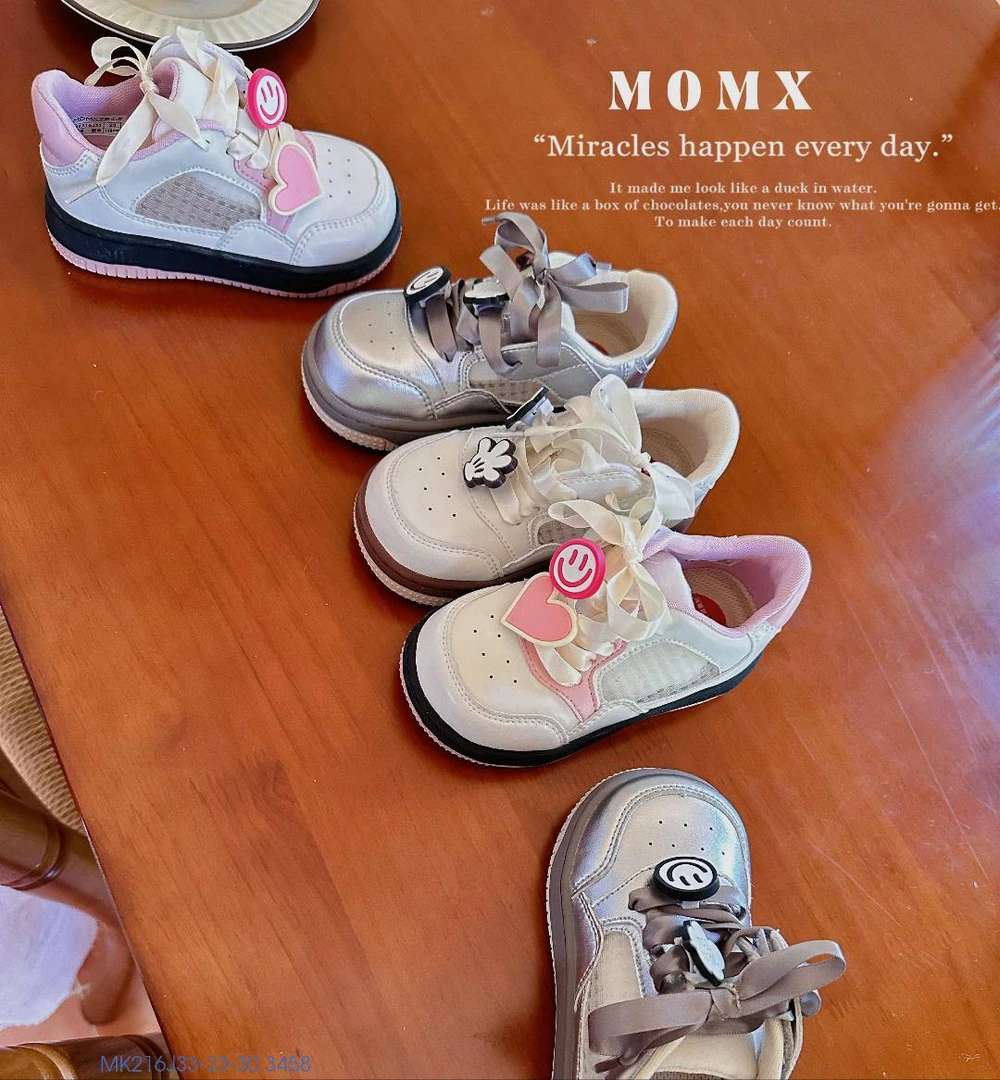 MOMX 童趣DIY小手掌板鞋 厚底软弹不累脚 货号MK216J33