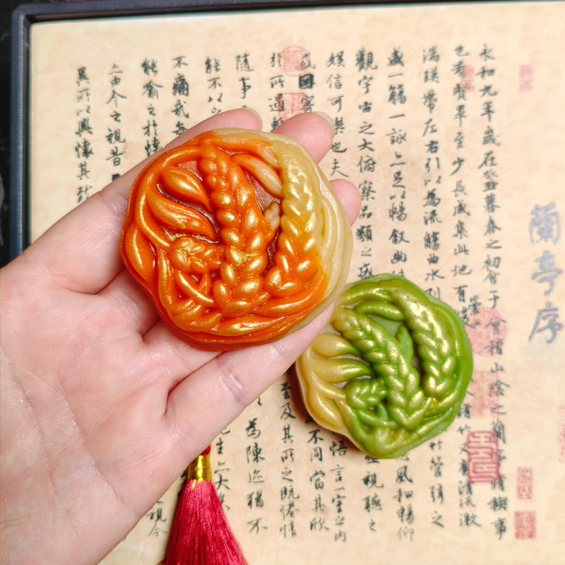 75克丰收稻穗麦穗五谷丰登加厚食品级月饼模具