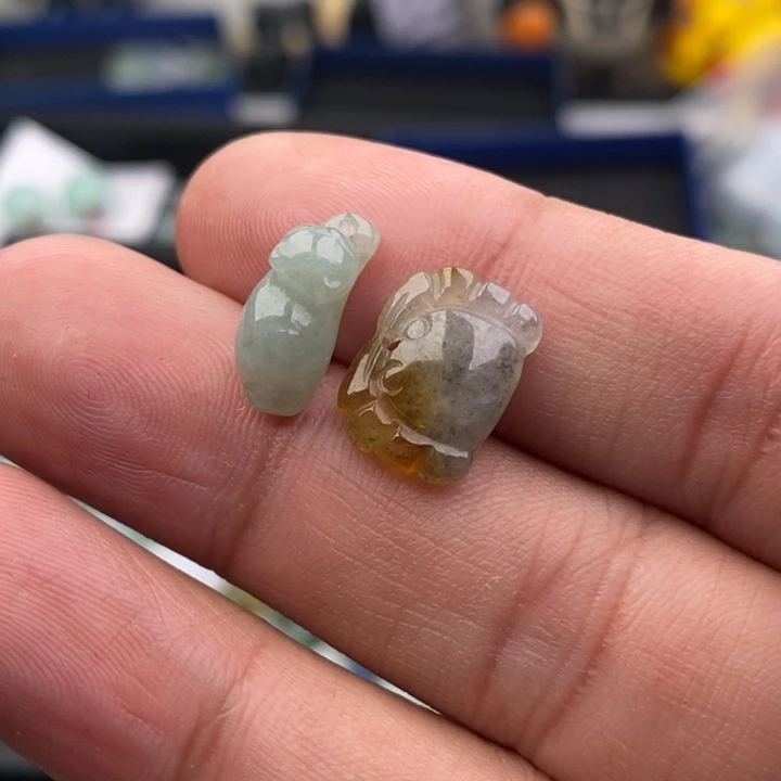 落***ღ翡翠未镶嵌吊坠(不含链)