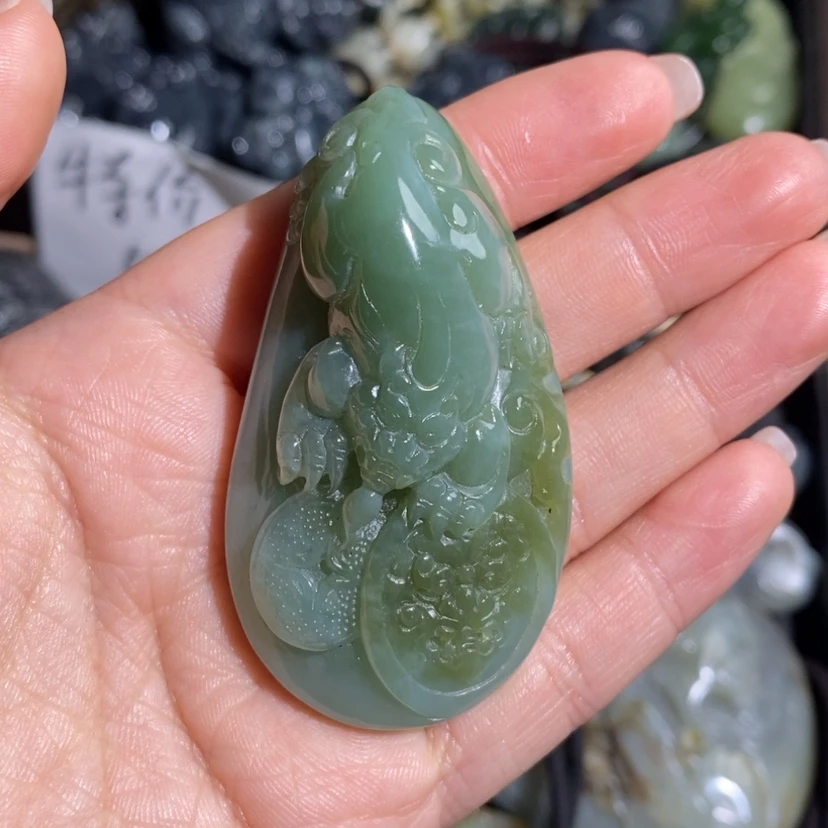 【闪购商品】未镶嵌和田玉把件阿*猫