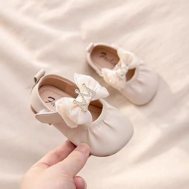 春秋款婴儿公主鞋0-1一2岁女童鞋小皮鞋女宝宝鞋子女宝软底学步鞋