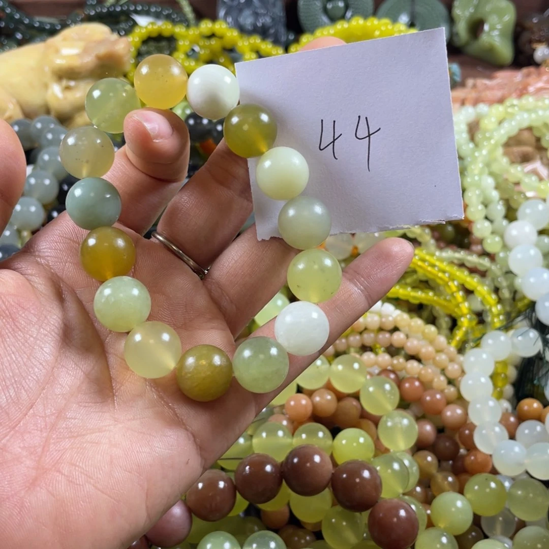 未镶嵌蛇纹石玉手串