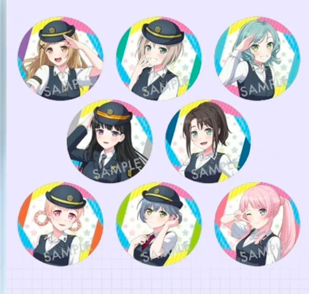 bangdream邦多利 新干线铁路v2吧唧 徽章