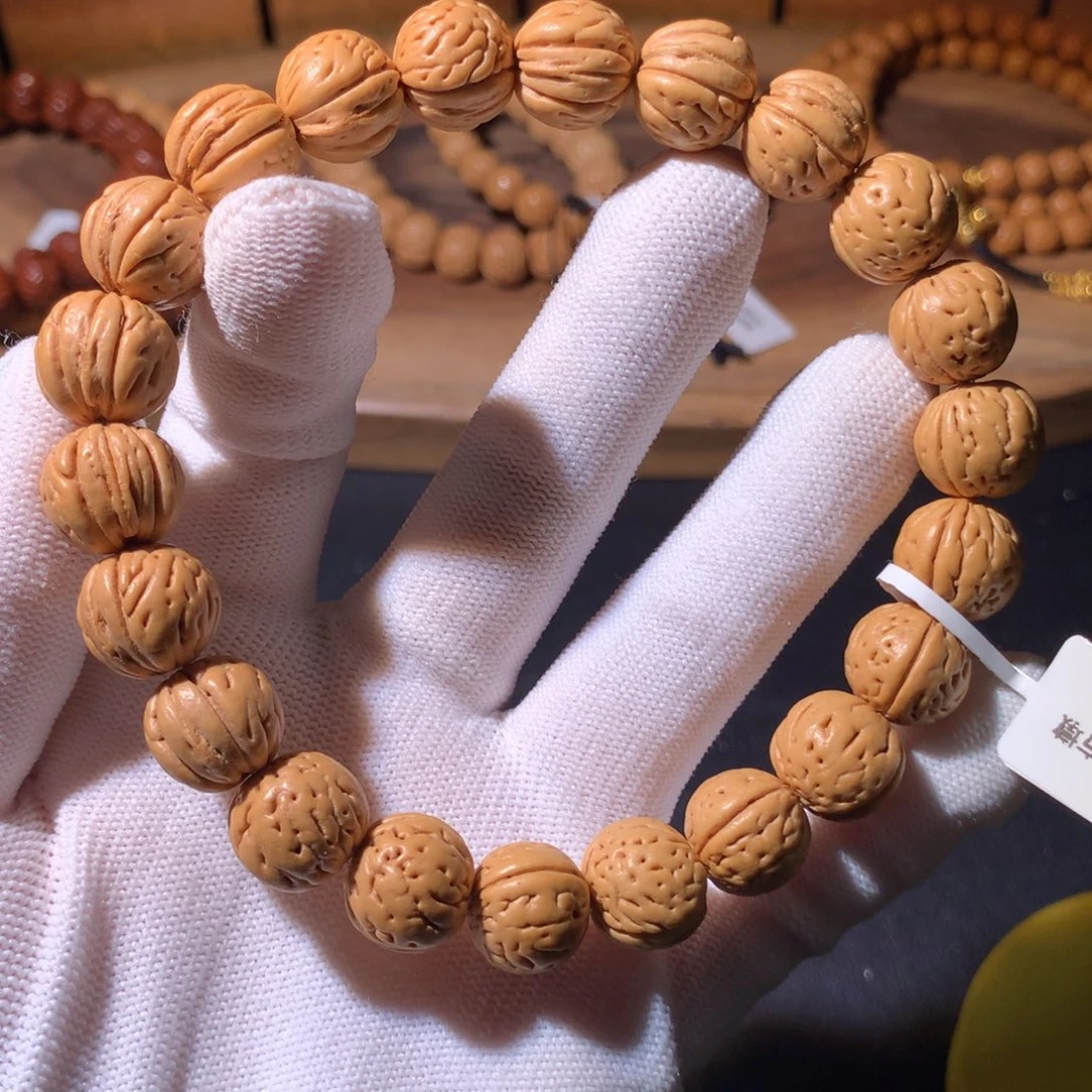 狮***座桃核手串盘锦肥齐方墩13