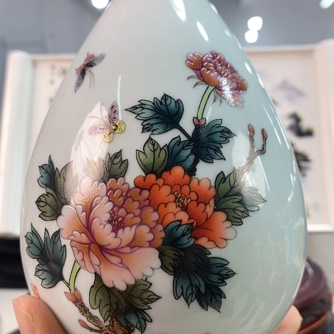 摆件景德镇陶瓷花瓶摆件