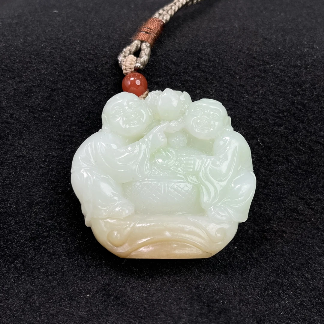 臻藏（8a）和田玉善财童子2410100005