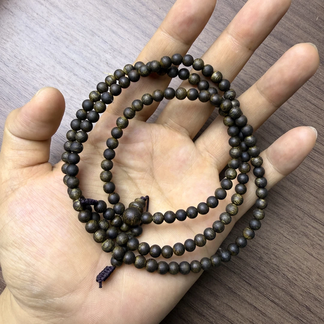 沉香99沉 乌身圆叶 卡5多圈