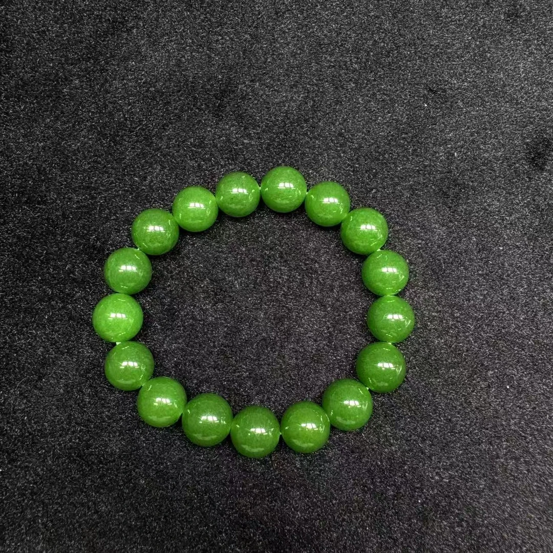 天然精美阳绿手串-v473-多样性发一