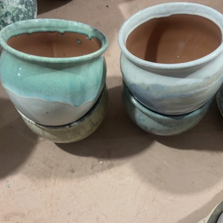 花盆紫砂口径15高度13四个正品