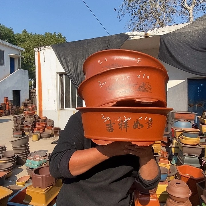 紫砂花盆宜兴紫砂