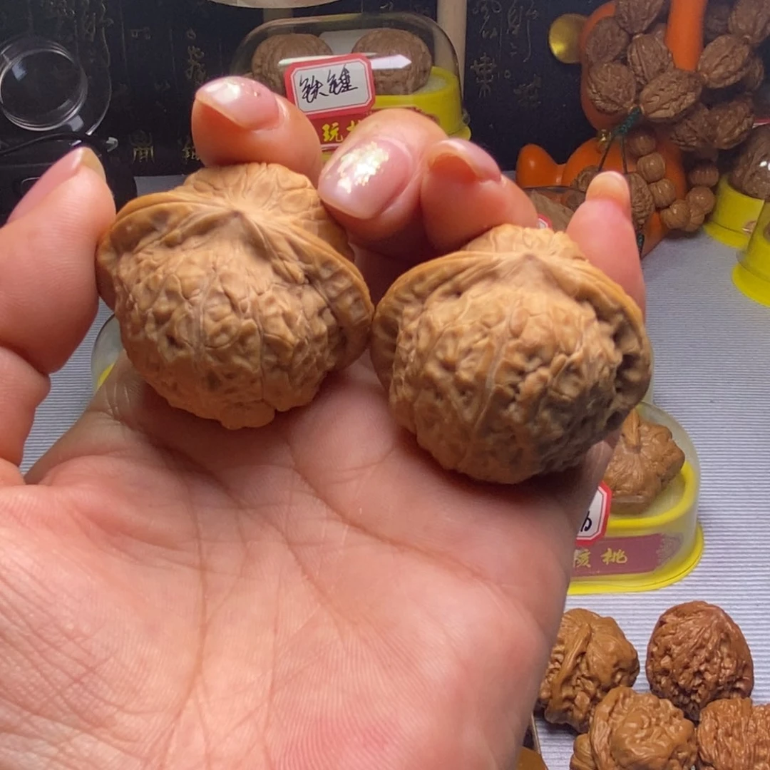 把件文玩核桃014南瓜墩38尺全品