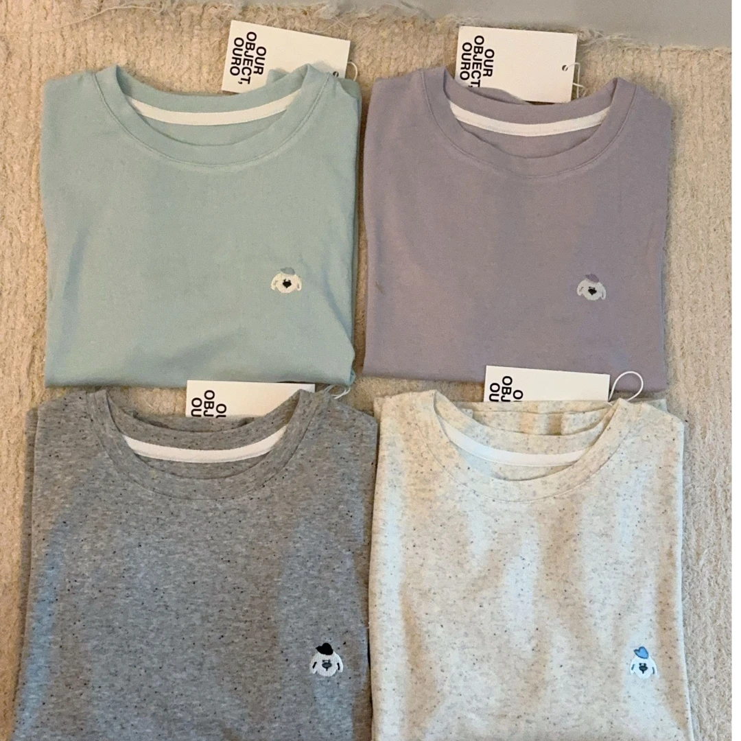 彩色纯棉短袖T恤女2025春季新款韩系百搭上衣