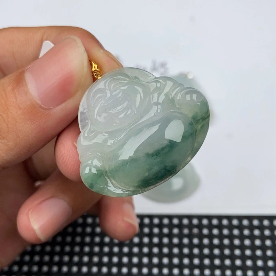 翡翠未镶嵌颈饰吊坠