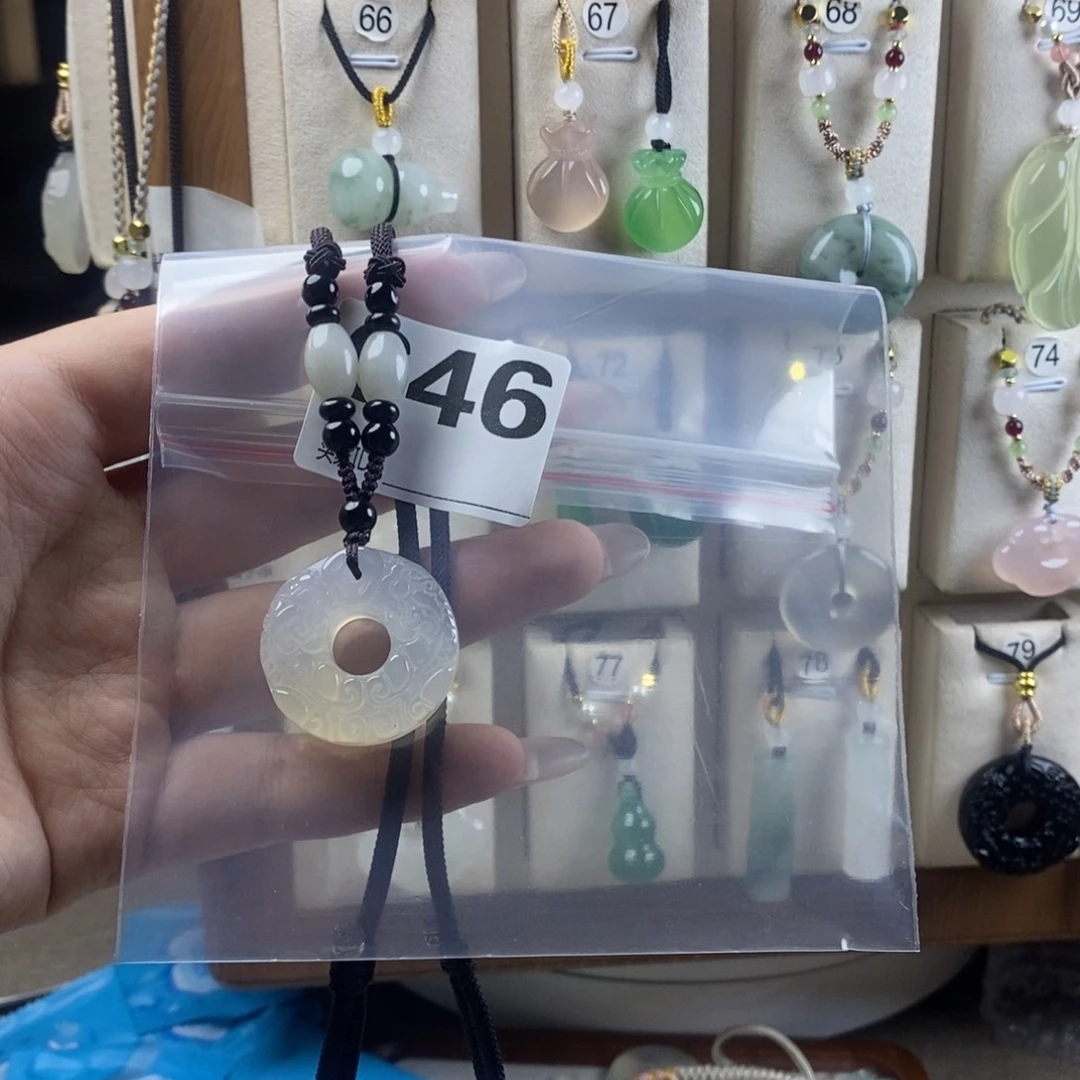 玛瑙/玉髓颈饰合金y***?