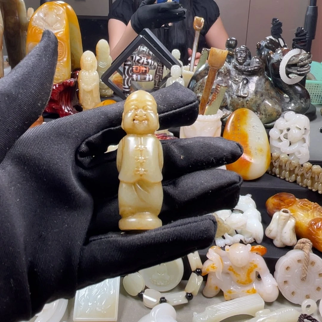 心***Q和田玉未镶嵌挂件