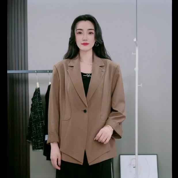 3014 西服外套气质修身款女装