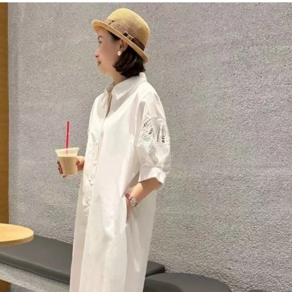 新款高贵然然初夏时气质显瘦连衣裙Q25BL2100