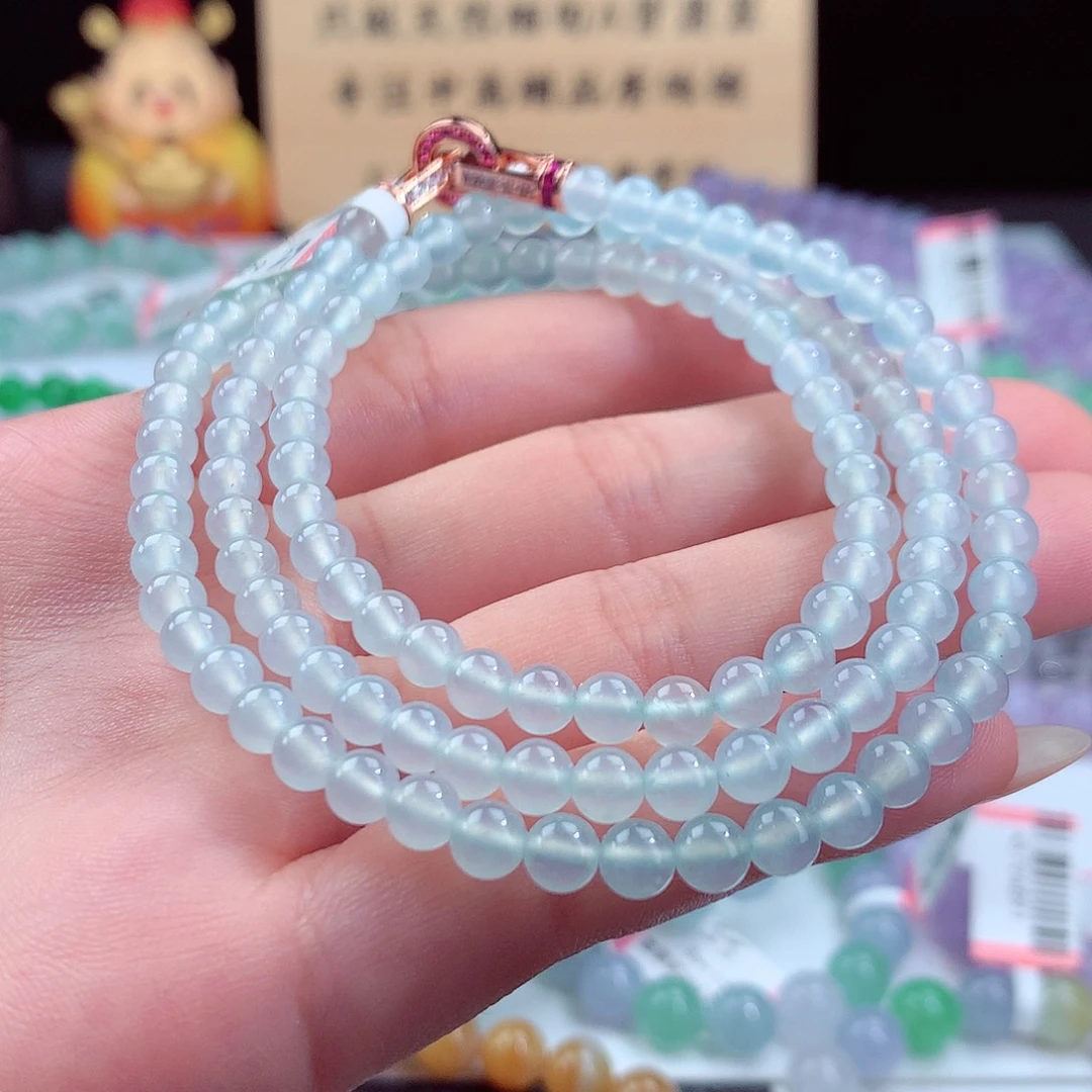 翡翠手链未镶嵌卡5