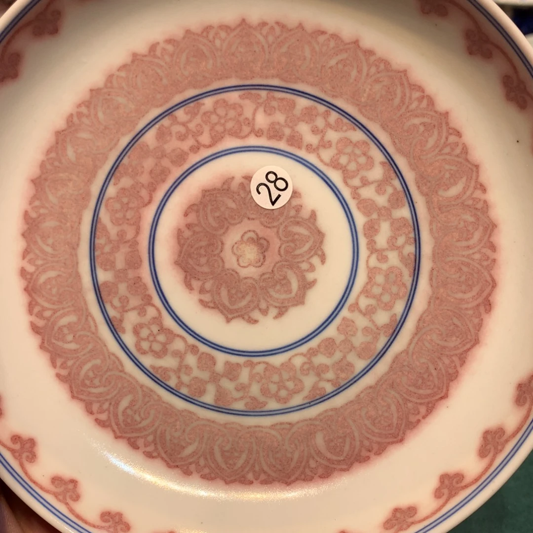 一***菜28釉里红壶乘一块gr192