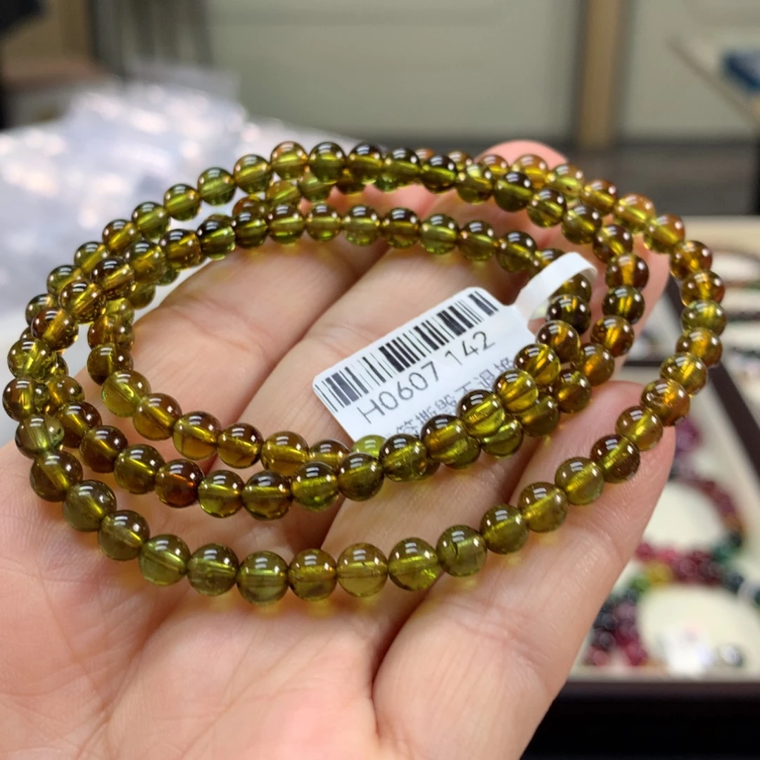 碧玺未镶嵌手链5.2左右