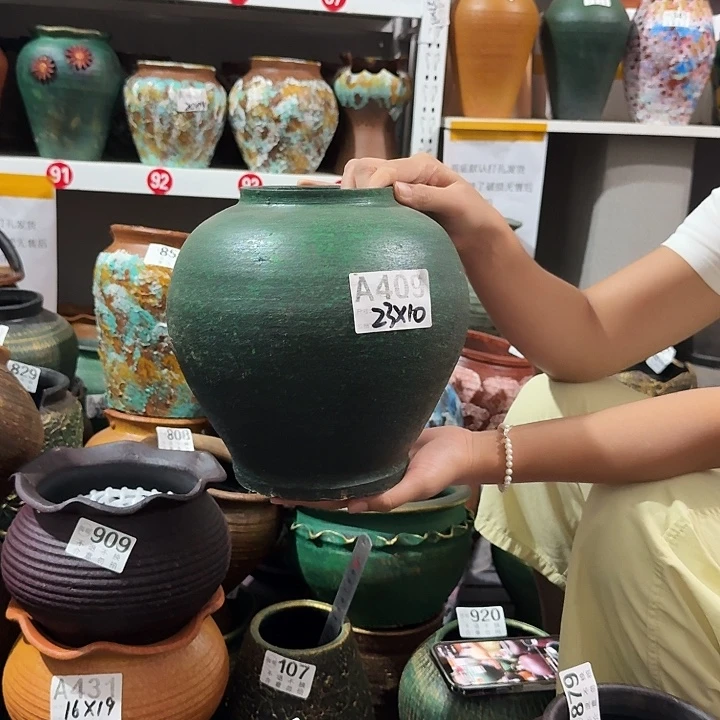 绿色大肚409高度23口径10