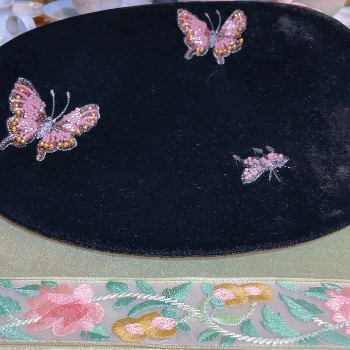 【闪购商品】?**?茶席黑色蝴蝶