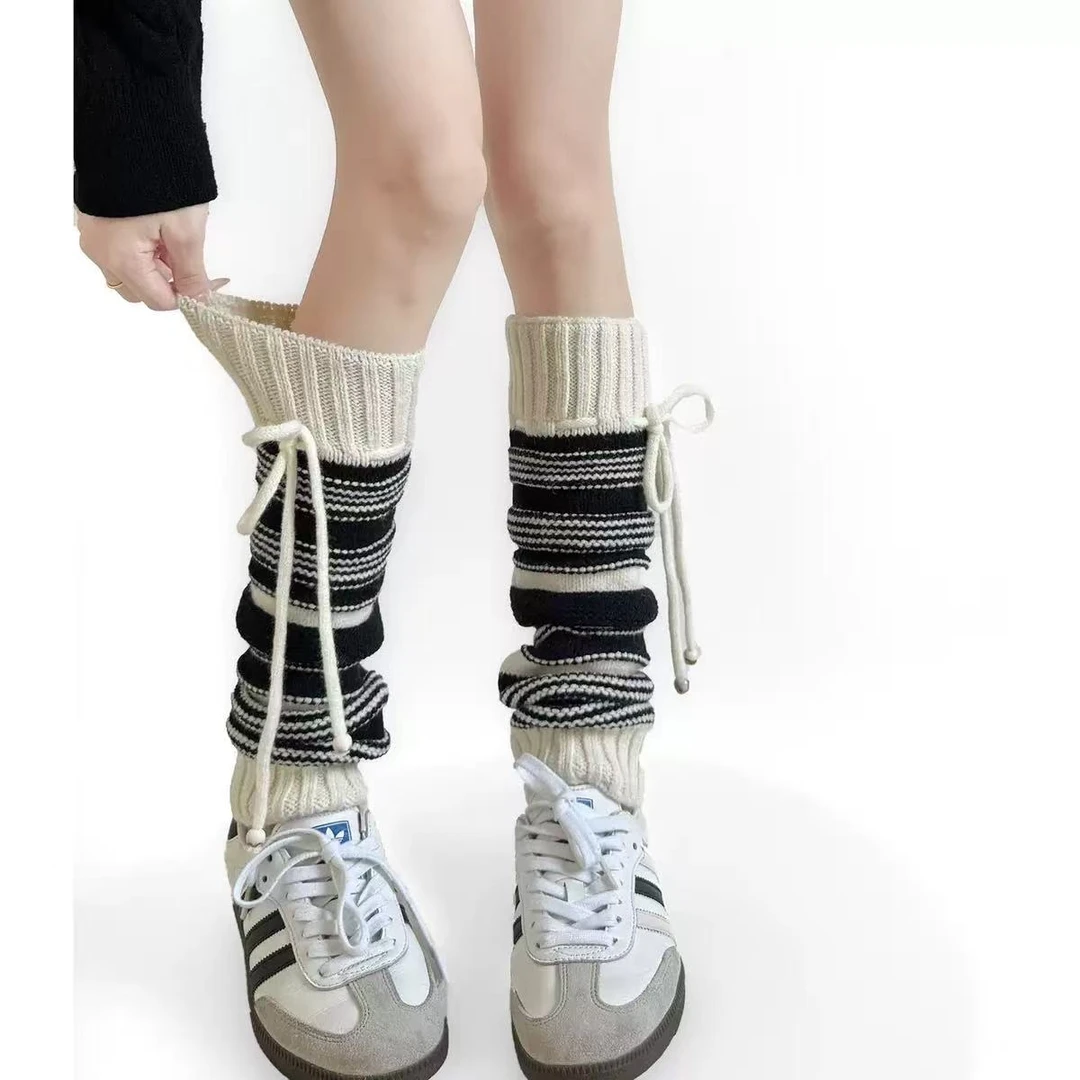 【静静AB163开头】临时四季新品韩版时尚丝袜堆堆袜